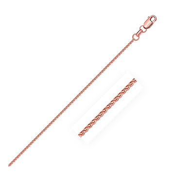 Spiga wheat Chain 14k Rose Gold